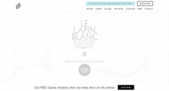 Desktop Screenshot of hotel-lapin-blanc.com
